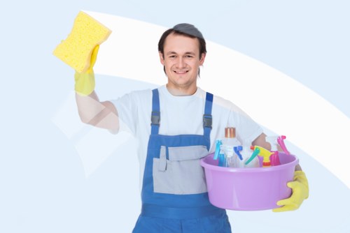 Move in cleaning service for a Canary Wharf apartment interior