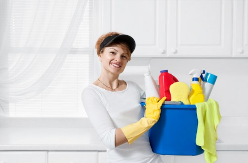 Upholstery cleaning for modern residential furniture in Canary Wharf