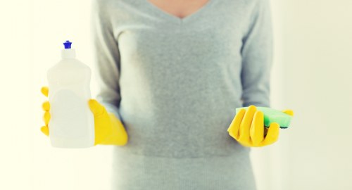 Local technician preparing a carpet cleaning appointment in Canary Wharf