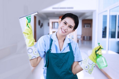 Detailed cleaning service for a Canary Wharf business environment